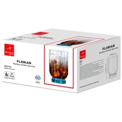 30 cl - Bormioli Rocco Florian Bicchiere Whisky in Vetro - Set 6 Pezzi