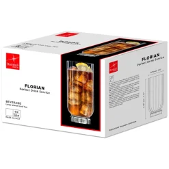 43 cl - Bormioli Rocco Florian Bicchiere Bibita in Vetro - Set 6 Pezzi
