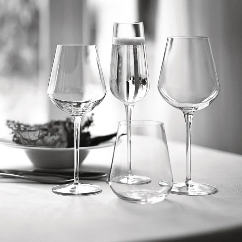 45 cl - Bormioli Rocco InAlto Uno Bicchiere Acqua in Vetro - Set 6 Pezzi