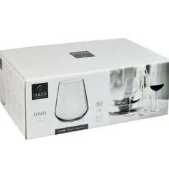 45 cl - Bormioli Rocco InAlto Uno Bicchiere Acqua in Vetro - Set 6 Pezzi
