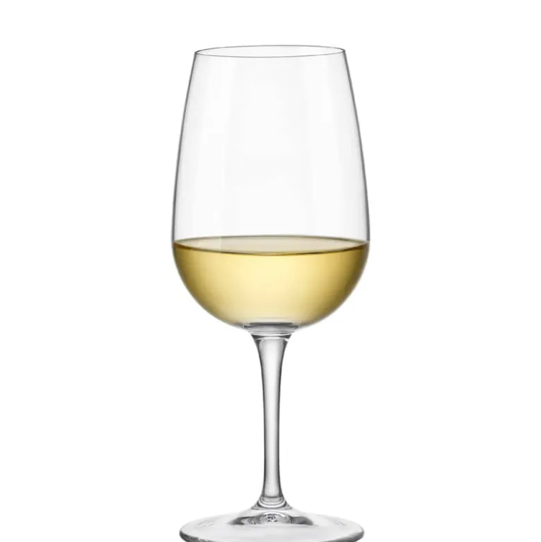 40 cl - Bormioli Rocco Inventa Calice Vino Bianco in Vetro - Set 6 Pezzi