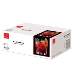 39 cl - Bormioli Rocco Lounge Bicchiere Acqua in Vetro - Set 6 Pezzi