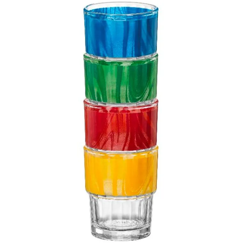 20.5 cl - Bormioli Rocco Lyon Bicchiere Acqua in Vetro - Set 12 Pezzi
