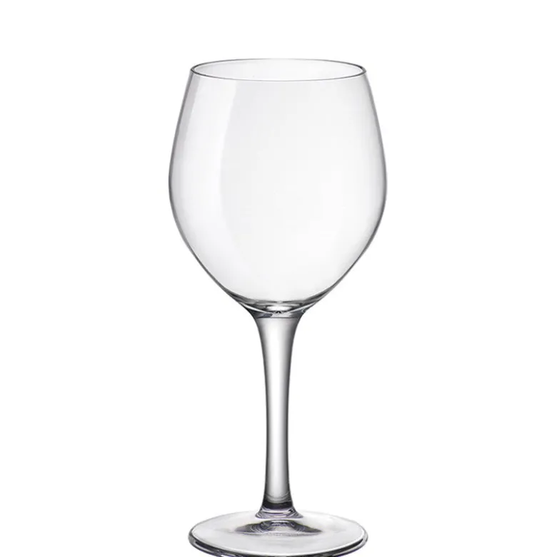 34.8 cl - Bormioli Rocco Milano Calice Vino Rosso in Vetro Temperato - Set 12 Pezzi