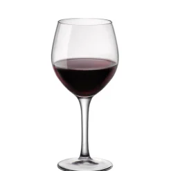 34.8 cl - Bormioli Rocco Milano Calice Vino Rosso in Vetro Temperato - Set 12 Pezzi