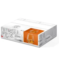 38 cl - Bormioli Rocco New Kalix Bicchiere Whisky in Vetro Temperato - Set 12 Pezzi
