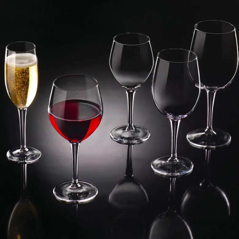 27 cl - Bormioli Rocco New Kalix Calice Acqua in Vetro Temperato - Set 12 Pezzi