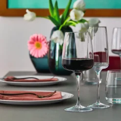 55.5 cl - Bormioli Rocco Nexo Calice Vino Rosso in Vetro - Set 6 Pezzi