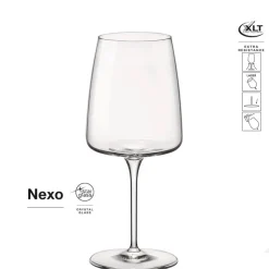 55.5 cl - Bormioli Rocco Nexo Calice Vino Rosso in Vetro - Set 6 Pezzi