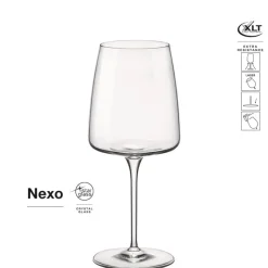 47.8 cl - Bormioli Rocco Nexo Calice Vino Rosso in Vetro - Set 6 Pezzi