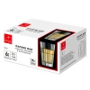 3.8 cl - Bormioli Rocco Oxford Bicchiere Liquore in Vetro Temperato - Set 6 Pezzi