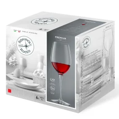 33 cl - Bormioli Rocco Premium Calice Vino Bianco Sauvignon Blanc in Vetro - Set 6 Pezzi