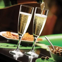 15 cl - Bormioli Rocco Prosecco Calice Flute in Vetro - Set 6 Pezzi