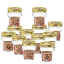 27.5 cl - Bormioli Rocco Quattro Stagioni Vasetto Impilabile In Vetro - Set 12 Pz