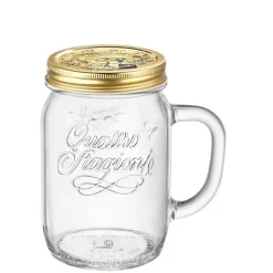 41.5 cl - Bormioli Rocco Quattro Stagioni Vasetto Con Manico - Set 12 Pz