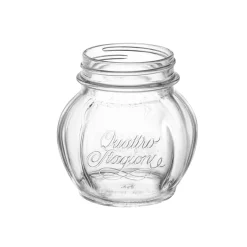 48.5 cl - Bormioli Rocco Quattro Stagioni Pomodoro Vasetto In Vetro Senza Capsula - Set 6 Pz