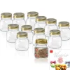 15 cl - Bormioli Rocco Quattro Stagioni Vasetto Con Ricettario - Set 12 Pz