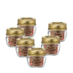 4 cl - Bormioli Rocco Quattro Stagioni Vasetto Anfora Mini - Set 6 Pz