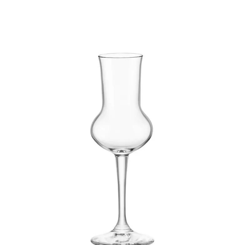 8 cl - Bormioli Rocco Restaurant Calice Grappa in Vetro - Set 12 Pezzi