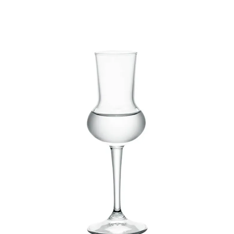 8 cl - Bormioli Rocco Restaurant Calice Grappa in Vetro - Set 12 Pezzi