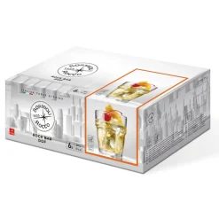 39 cl - Bormioli Rocco Rock Bar Bicchiere Acqua in Vetro Temperato - Set 6 Pezzi