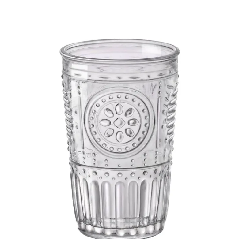 34 cl - Bormioli Rocco Romantic Bicchiere Acqua in Vetro - Set 6 Pezzi