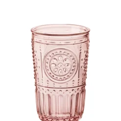34 cl - Bormioli Rocco Romantic Bicchiere Acqua in Vetro - Set 4 Pezzi