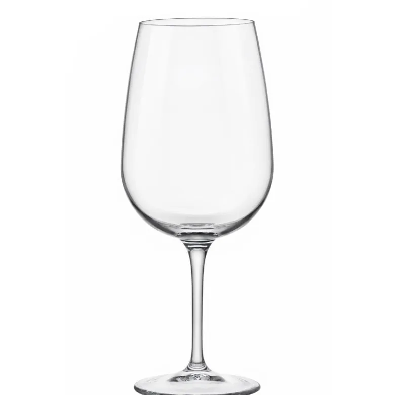 64 cl - Bormioli Rocco Spazio Calice Vino Rosso in Vetro - Set 6 Pezzi