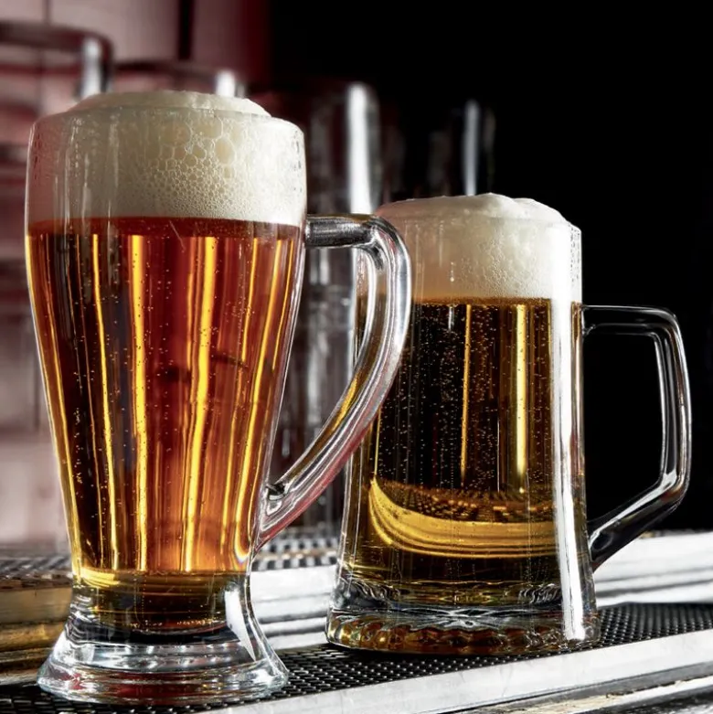 28.7 cl - Bormioli Rocco Stern Boccale Birra in Vetro - Set 2 Pezzi