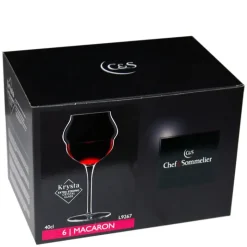 40 cl - Chef & Sommelier Macaron Calice Vino Bianco in Vetro - Set 6 Pezzi