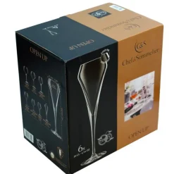 20 cl - Chef & Sommelier Open Up Calice Flute in Vetro - Set 6 Pezzi