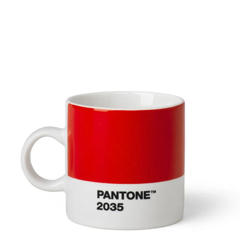 12 cl - Copenhagen Pantone 2035 Tazzina Caffé In Porcellana