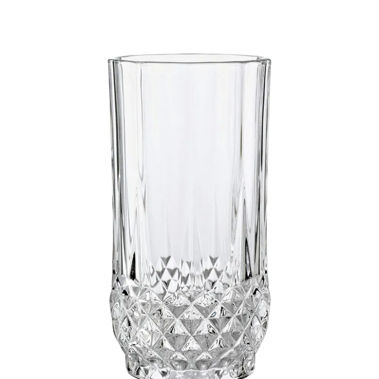 28 cl - Cristal D'Arques Longchamp Bicchiere Bibita in Vetro - Set 6 Pezzi