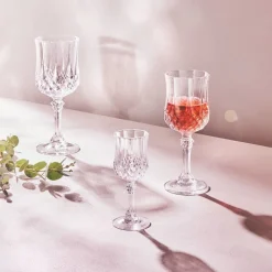 6 cl - Cristal D'Arques Longchamp Calice Liquore in Vetro - Set 6 Pezzi