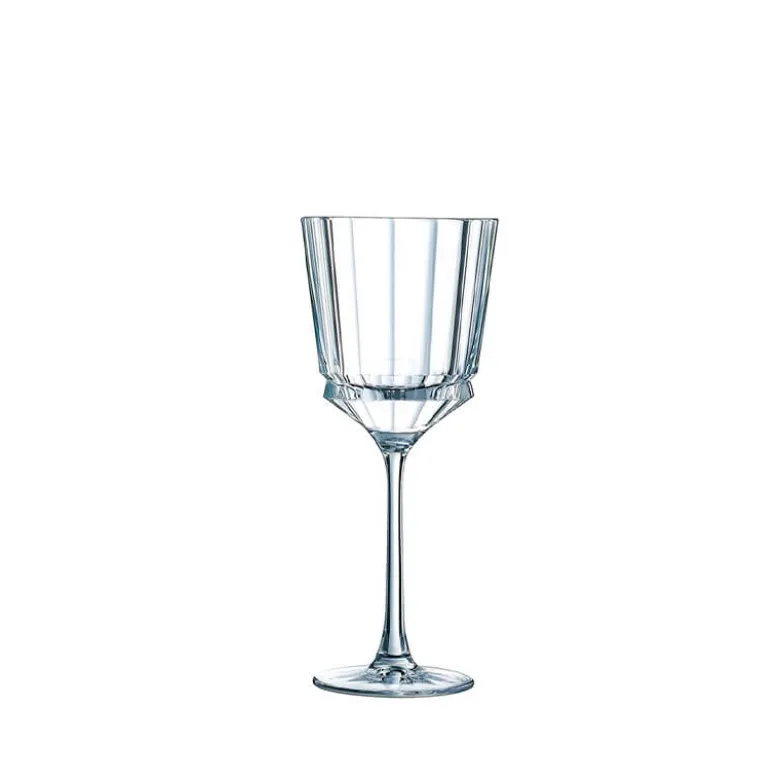 25 cl - Cristal D'Arques Macassar Calice Vino Multiuso in Vetro - Set 6 Pezzi
