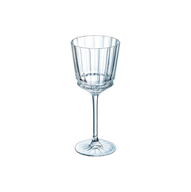 25 cl - Cristal D'Arques Macassar Calice Vino Multiuso in Vetro - Set 6 Pezzi