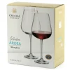 67 cl - Crystalex Bohemia Ardea Calice Vino Rosso in Vetro - Set 2 Pezzi
