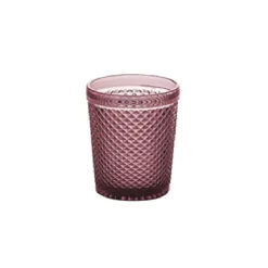 30.8 cl - Diamante Bicchiere Acqua In Vetro - Set 6 Pz