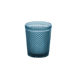 30.8 cl - Diamante Bicchiere Acqua In Vetro - Set 6 Pz