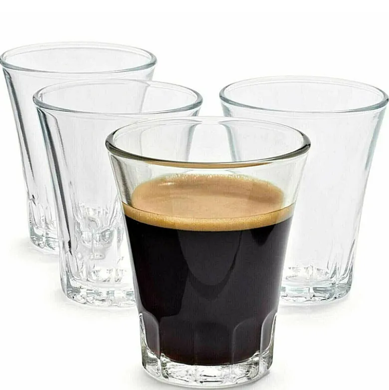 9 cl - Duralex Amalfi Bicchiere Liquore In Vetro Temperato - Set 4 Pz