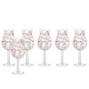 7 cl - Fantasia 2 Calice Liquore in Vetro Borosilicato - Set 6 Pezzi