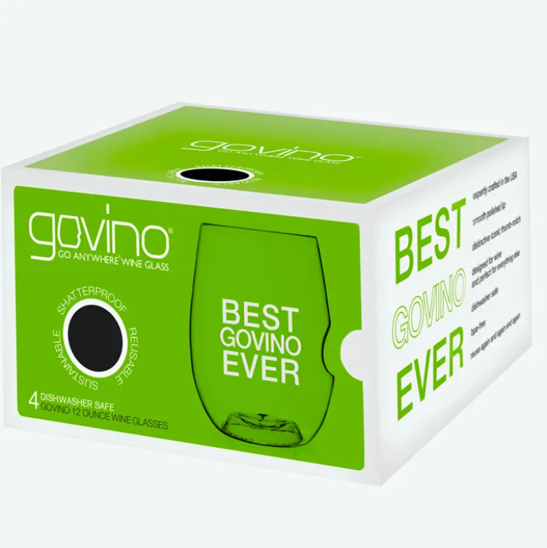 36 cl - Govino Plastic Wine Glass - Set of 4