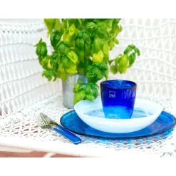 23 cl - H&H Alabastro Bicchiere Acqua In Vetro - Set 6 Pz