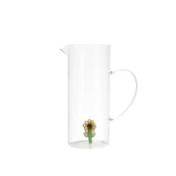 150 cl - H&H Brocca Con Decoro In Vetro Borosilicato