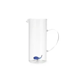 150 cl - H&H Brocca Con Decoro In Vetro Borosilicato