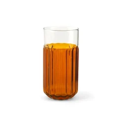42 cl - H&H Factory Bicchiere Bibita In Vetro Borosilicato - Set 6 Pz