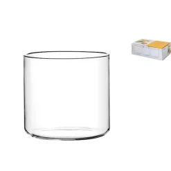 30 cl - H&H Fusion Bicchiere Vino In Vetro Borosilicato - Set 6 Pz