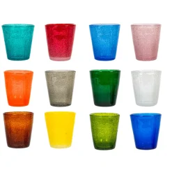 34 cl - H&H Giada Bicchiere Acqua in Vetro - Set 12 Pezzi