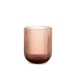 28 cl - H&H Peony Bicchiere Acqua In Vetro - Set 6 Pz