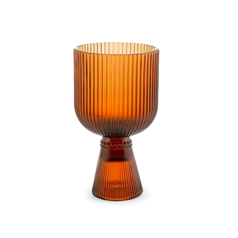 27 cl - H&H Peony Calice Multiuso In Vetro - Set 6 Pz